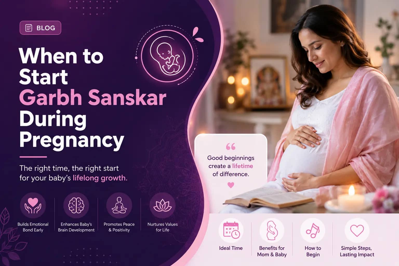 When to Start Garbh Sanskar During Pregnancy: Best Time, Daily Routine