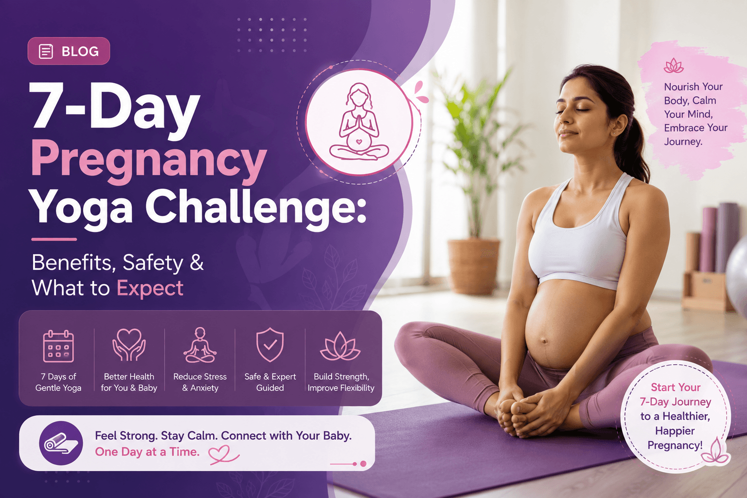 7-Day Free Pregnancy Yoga Challenge: Benefits, Safety & What to Expect