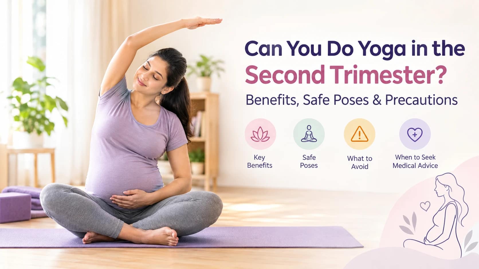 Can You Do Yoga in the Second Trimester? Benefits, Safe Poses & Precautions