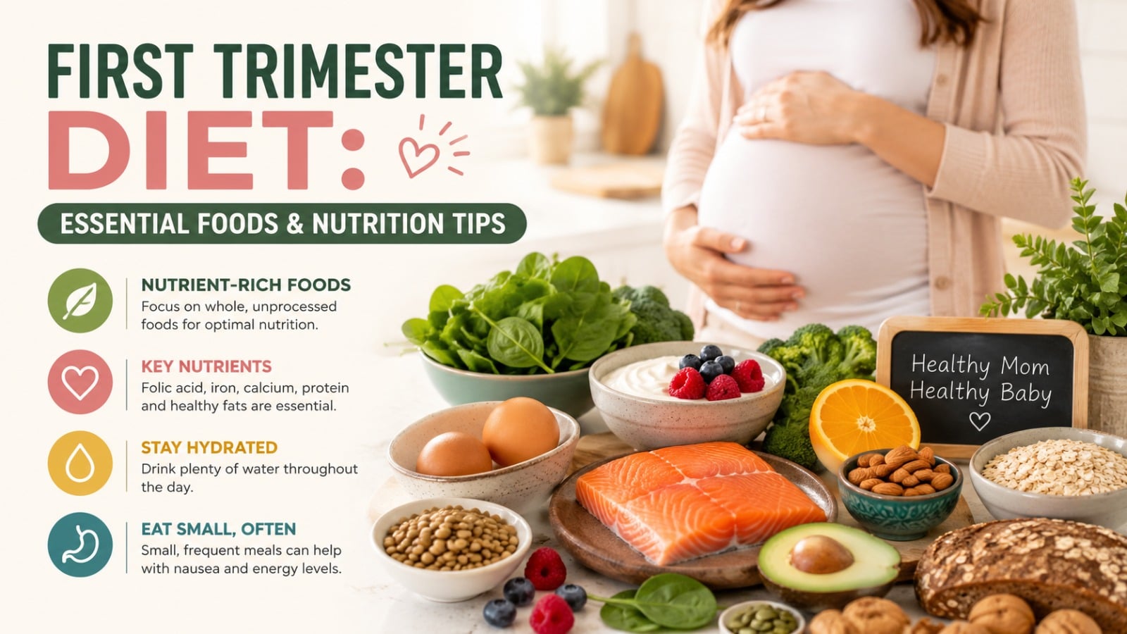First Trimester Diet: Essential Foods & Nutrition Tips