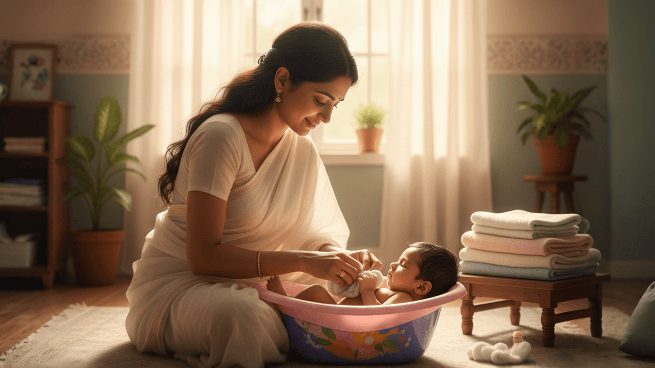 It’s Time for Your Baby’s First Bath: How to Make It Comforting