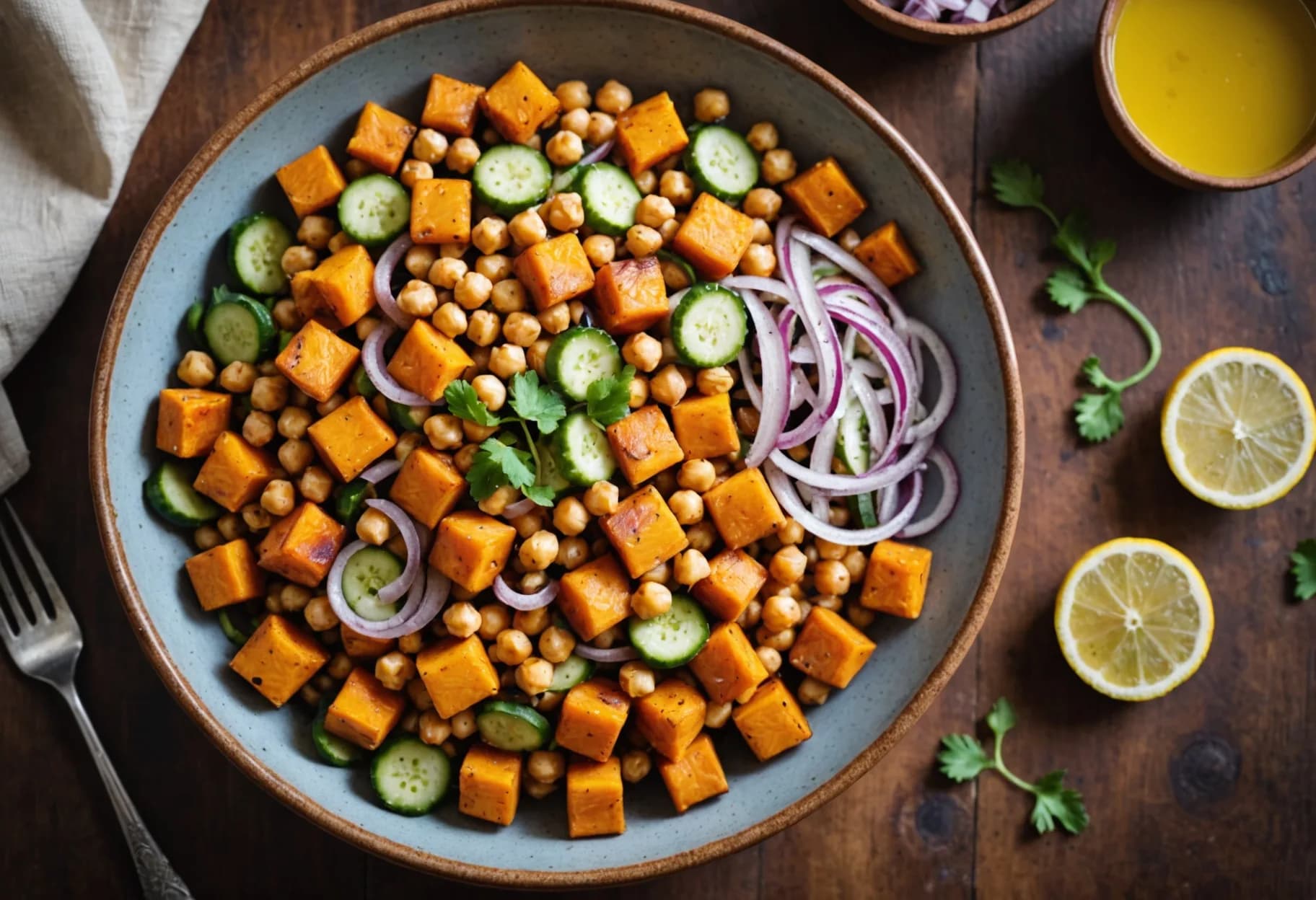 Sweet Potato & Chickpea Salad