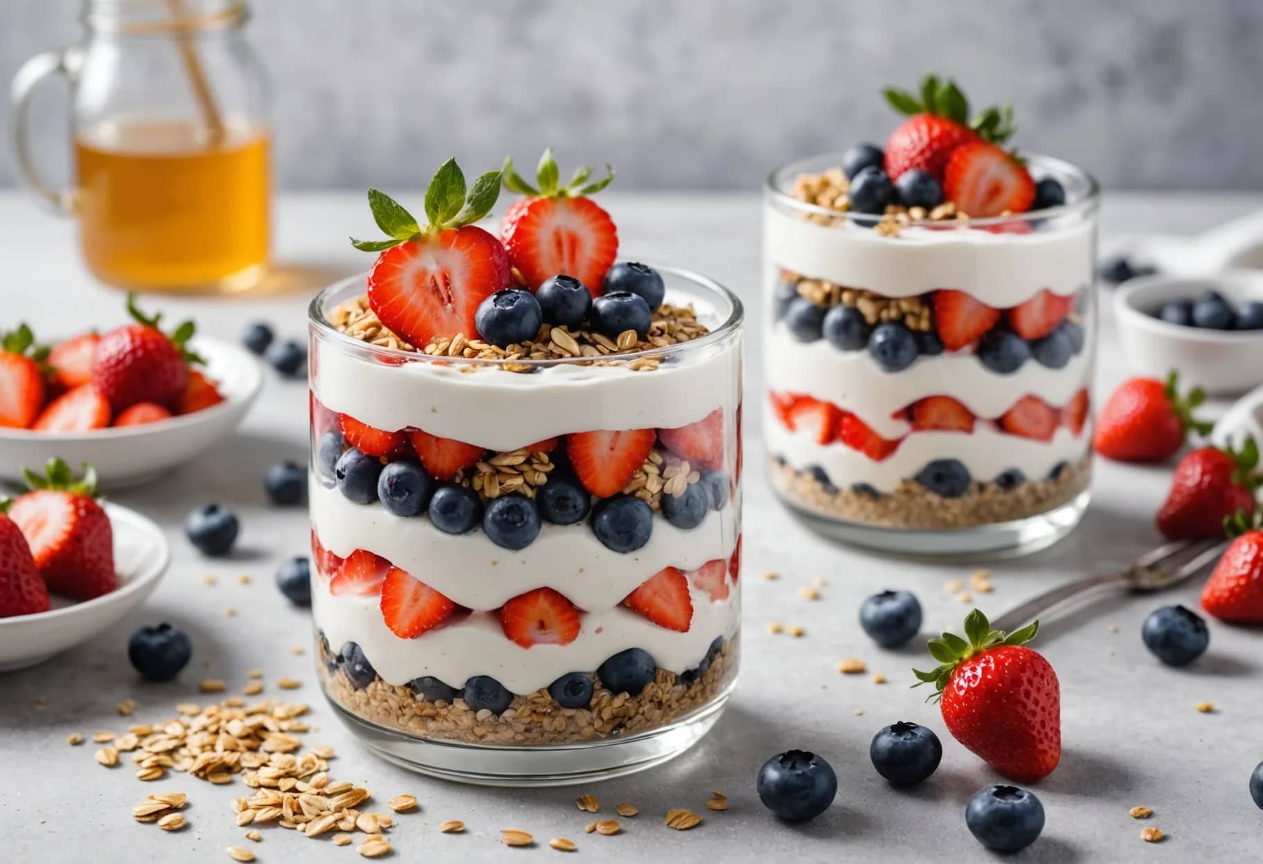 Greek Yogurt & Mixed Berry Parfait