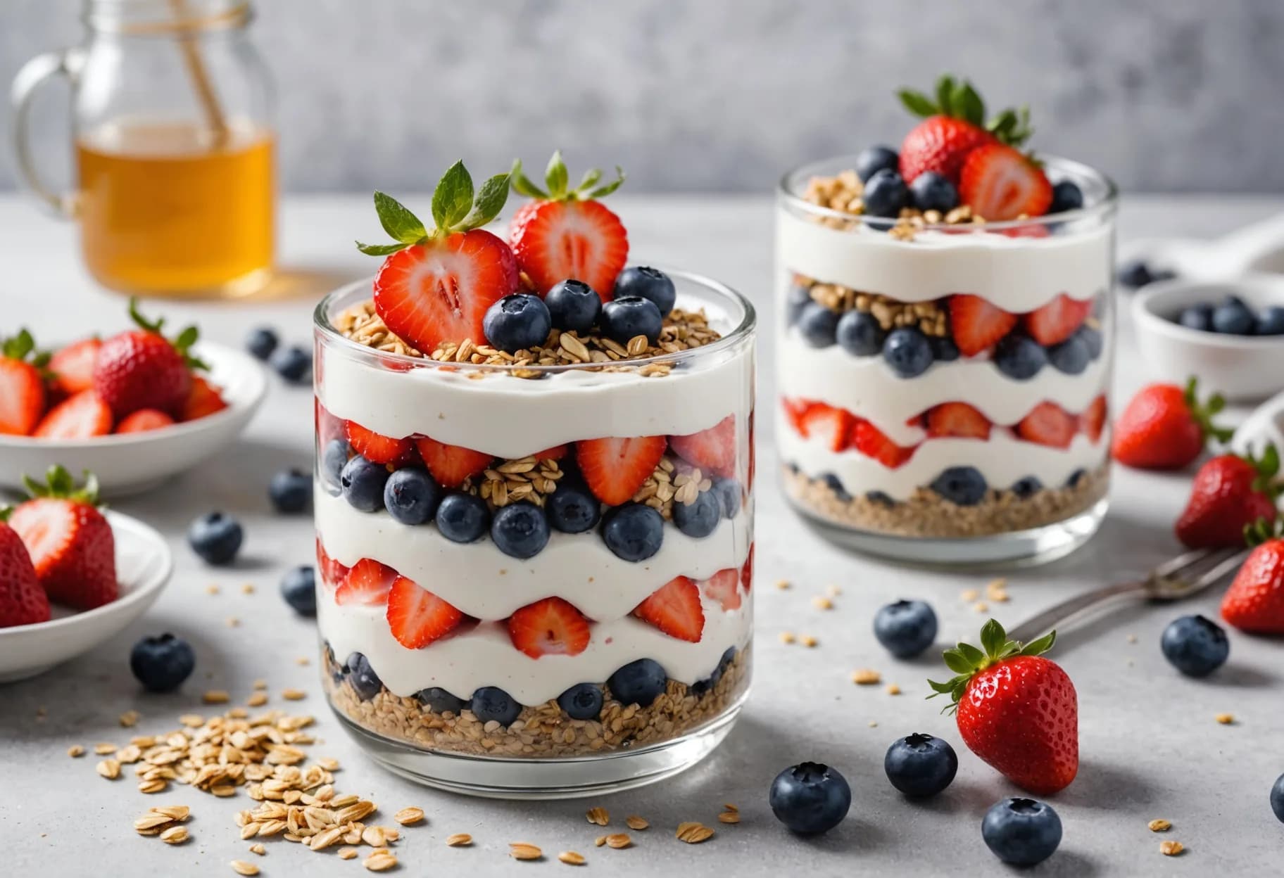 Greek Yogurt & Mixed Berry Parfait
