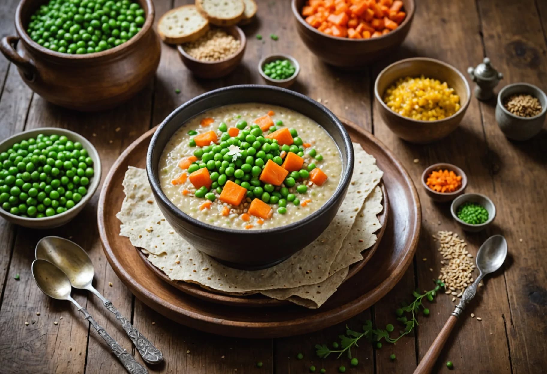 Vegetable Dalia (Broken Wheat Porridge)