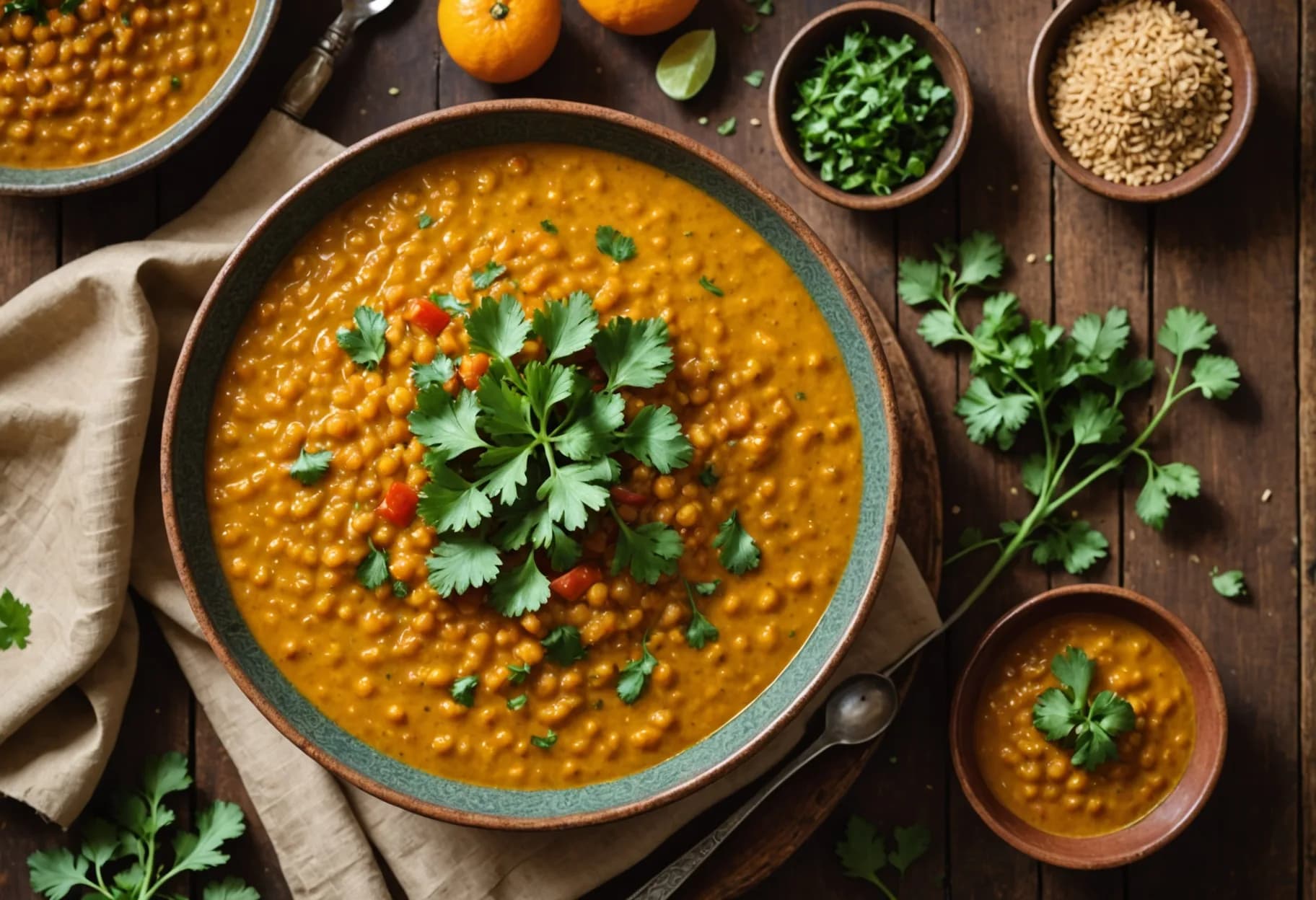 Warming Tomato & Lentil Dal