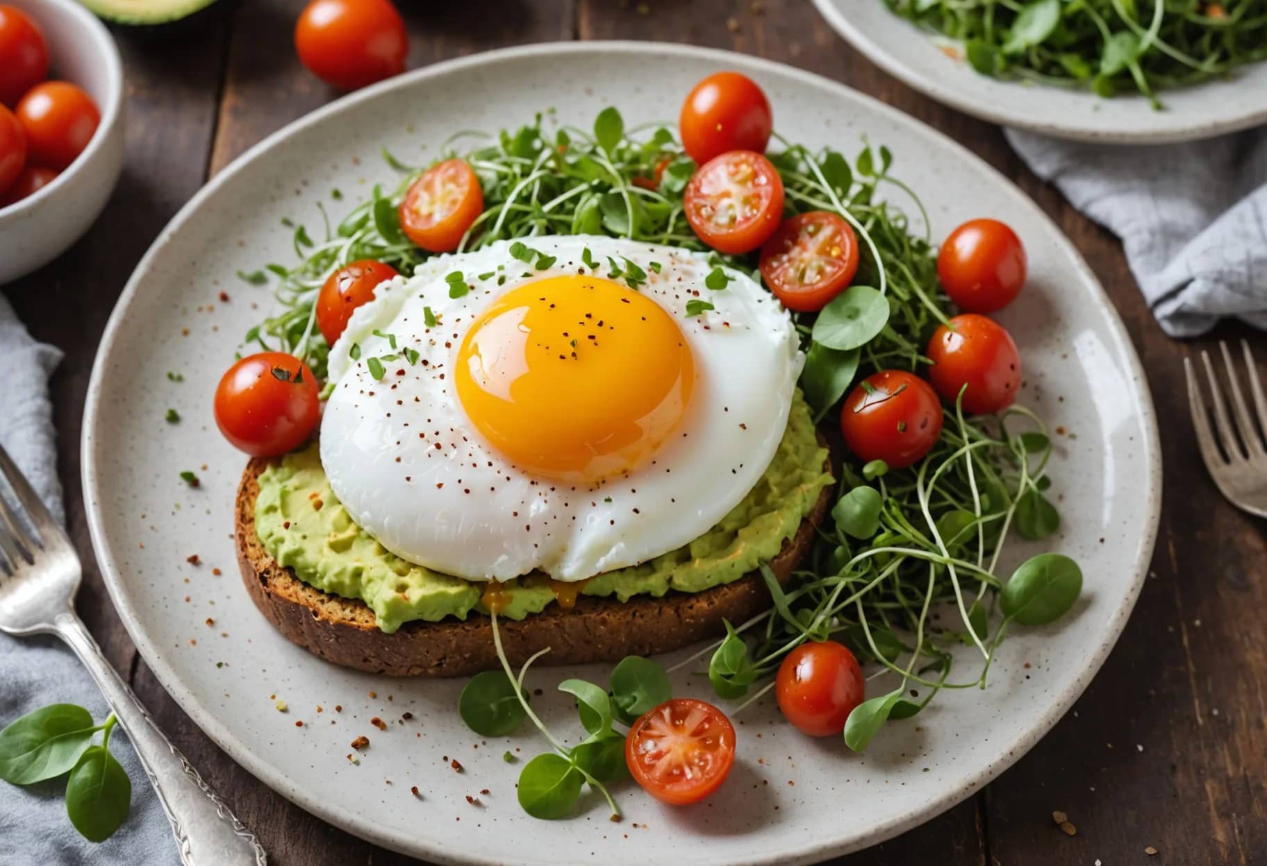 Folate-Rich Avocado Toast