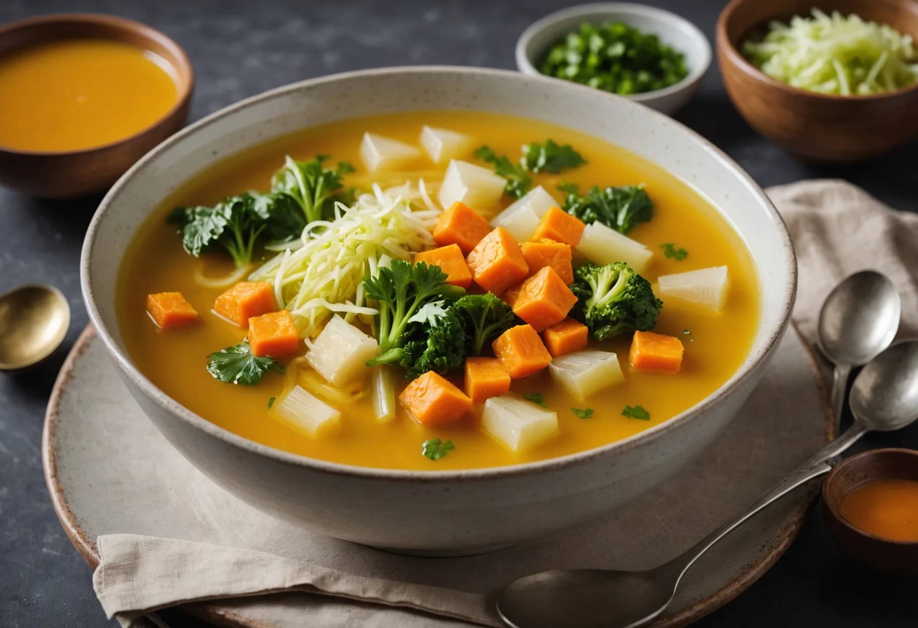 Ginger-Turmeric Vegetable Broth